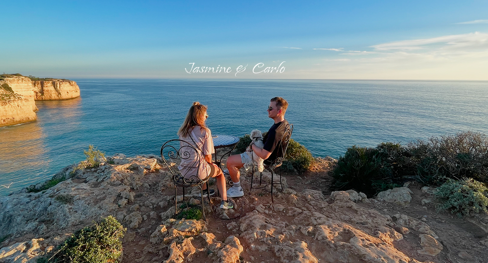 Portrait von Carlo und Jasmine, den Gastgebern von OceanView Albufeira